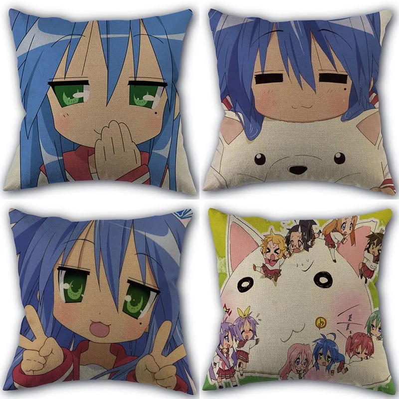 Новое поступление Lucky наволочка со звездами из хлопка и льна ткань квадратный