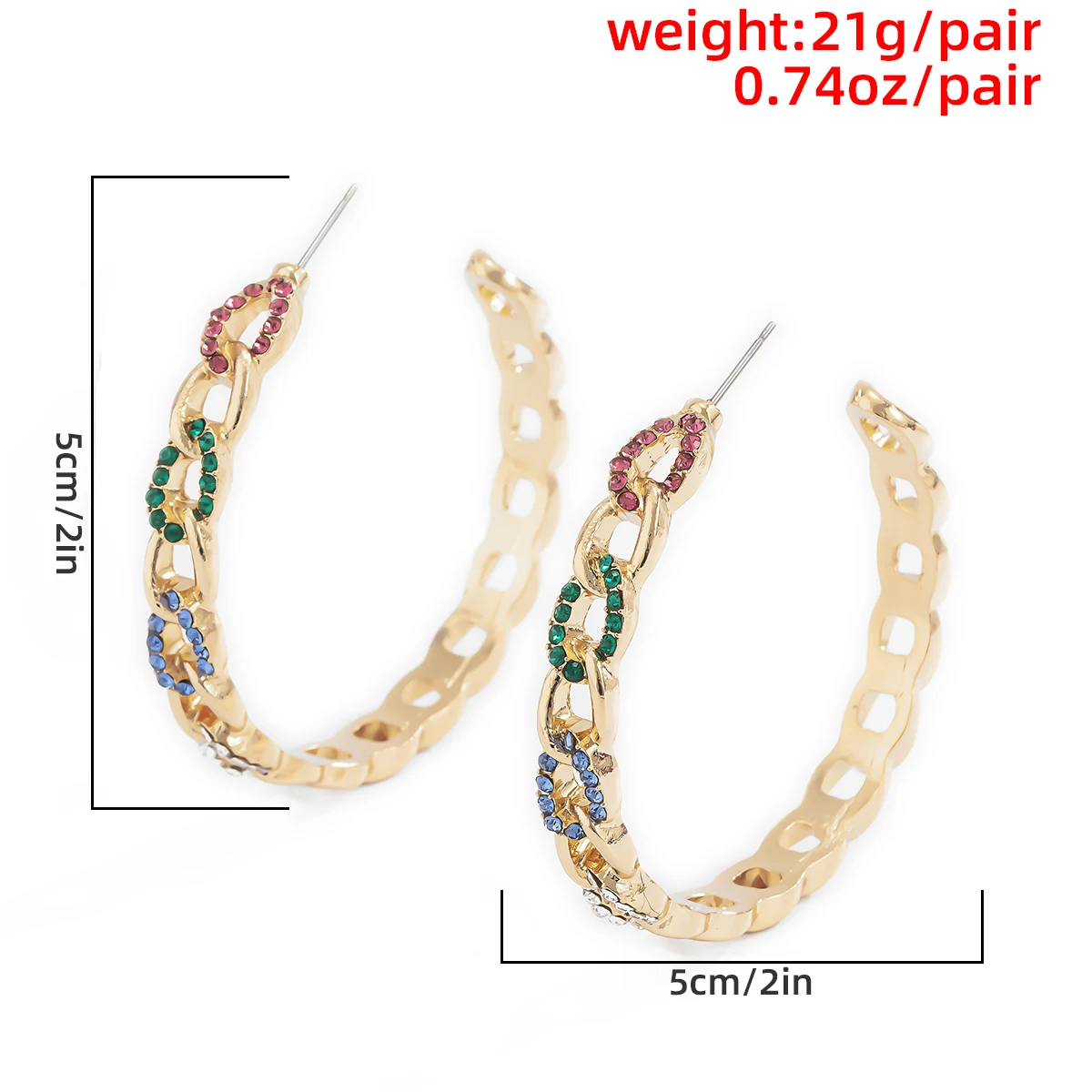 

Salircon Vintage Crystal Big Circle Hoop Earrings for Women Kpop Aesthetic Rhinestone Hanging Earrings Hoops Jewelry Gift 2021