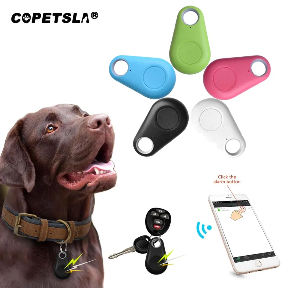 

Copetsla 1Pc Pet Smart GPS Tracker Mini Anti-Lost Waterproof Locator Tracer For Pet Dog Cat Kids Car Wallet Key Collar