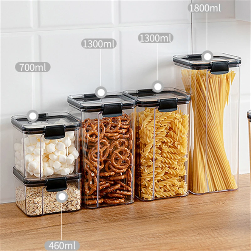 Кухонный ящик для хранения рисовых макаронных изделий лапши овсянки кофейных