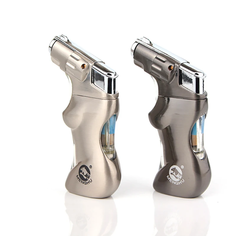 Мини Забавный газовый турбо фонарь зажигалки сигареты сигарные трубки гаджеты