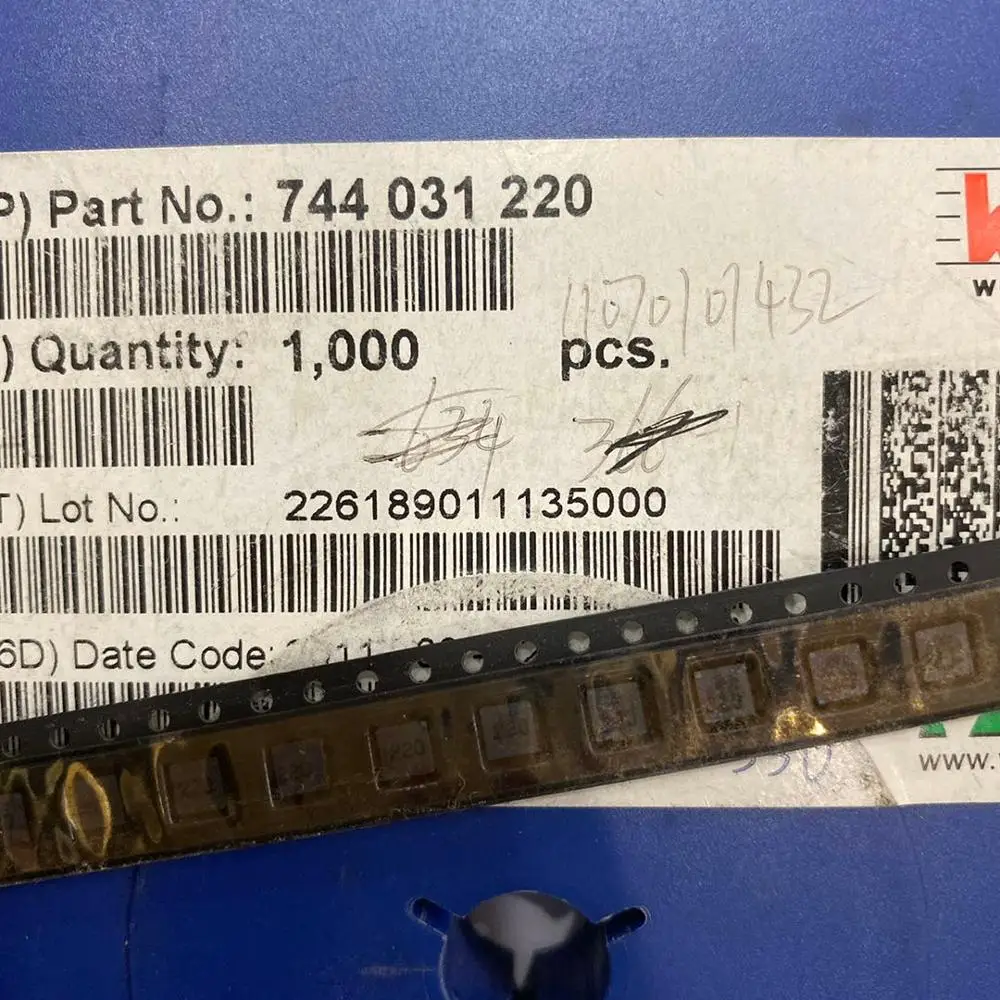 

50 шт. 744031220 22UH силовой индуктор высокого тока 0.51A патч 3.8X3.8X1.8MM