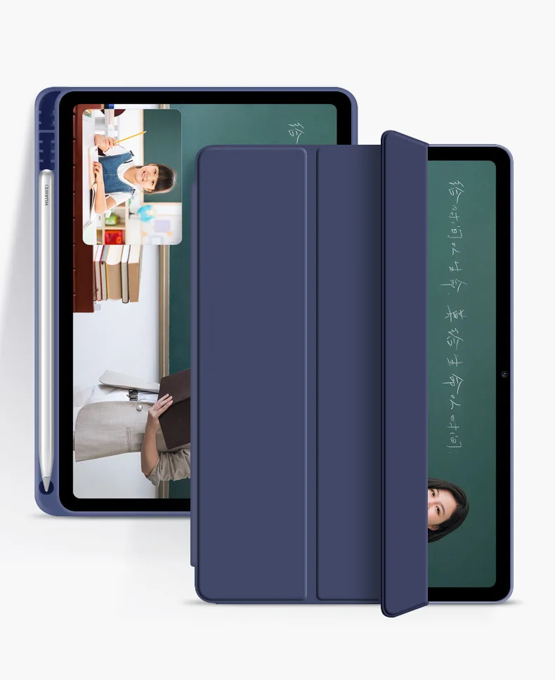 Чехол для Huawei Matepad Pro 10 8 с держателем стилуса кожаный умный чехол honor V6 /matepad 4