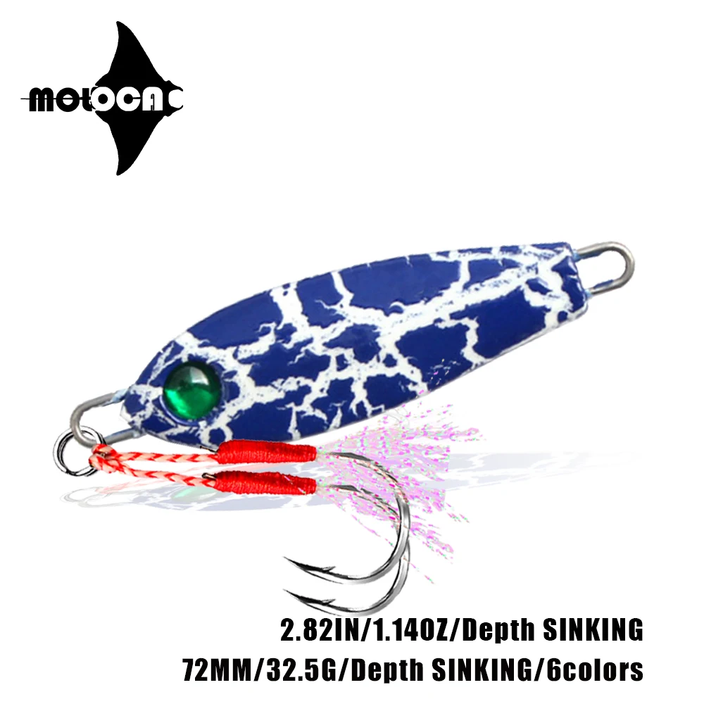 

Fishing Lures Metal Jig 72mm 32.5g Sinking Pesca Accesorios Mar Carp Fish Isca Artificial Leurre Carnassier Angeln Dropshipping