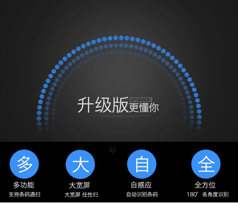 Handfree 1D/2D сканер штрих-кодов QR всенаправленная платформа для сканера штрих-кодов дизайнер 4600 рабочего стола автоматического обнаружения