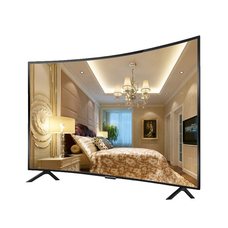 Телевизор 55 дюймов ENGLAON UA550SF 4K смарт-ТВ на андроид 7,0 DVB-T2 изогнутый СВЕТОДИОДНЫЙ ТВ sTelevision