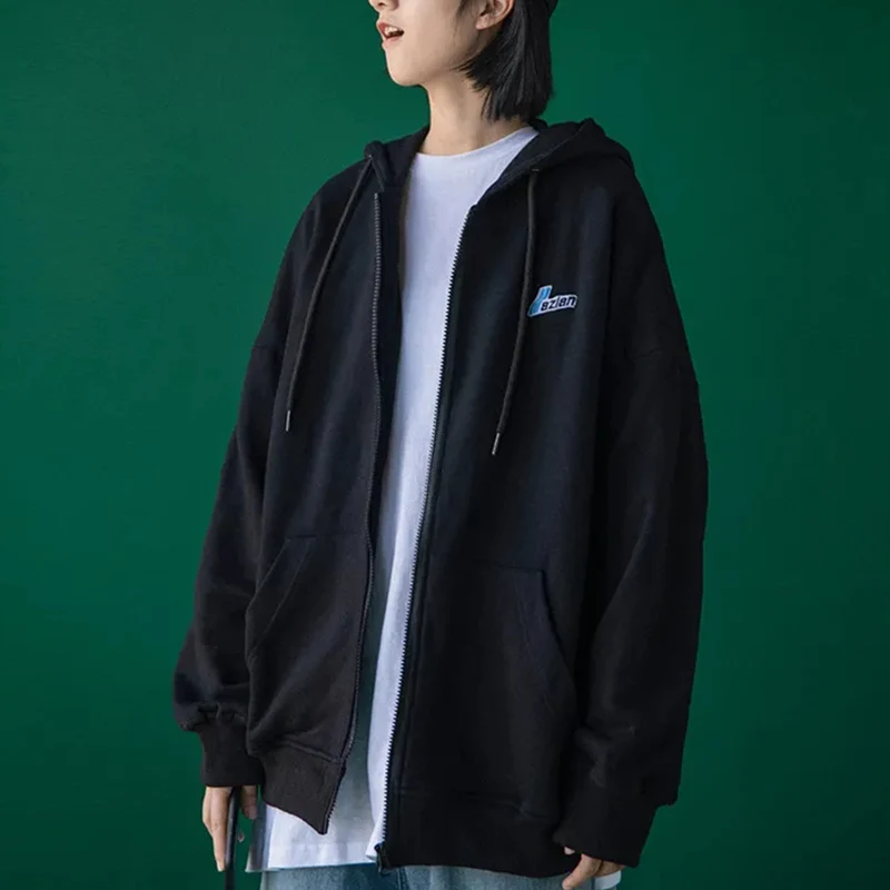 Женские толстовки большого размера с длинным рукавом свободные свитшоты Harajuku