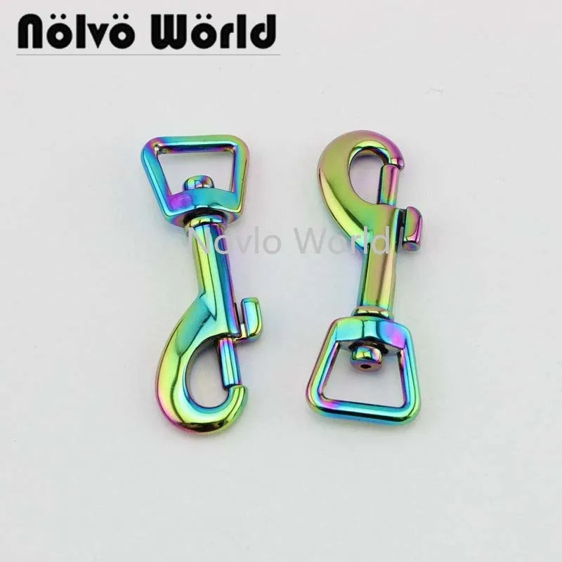 Радужная металлическая пряжка мир Nolvo 5 20 1/2 шт. 4 цвета 55*13 мм дюйма для сумок