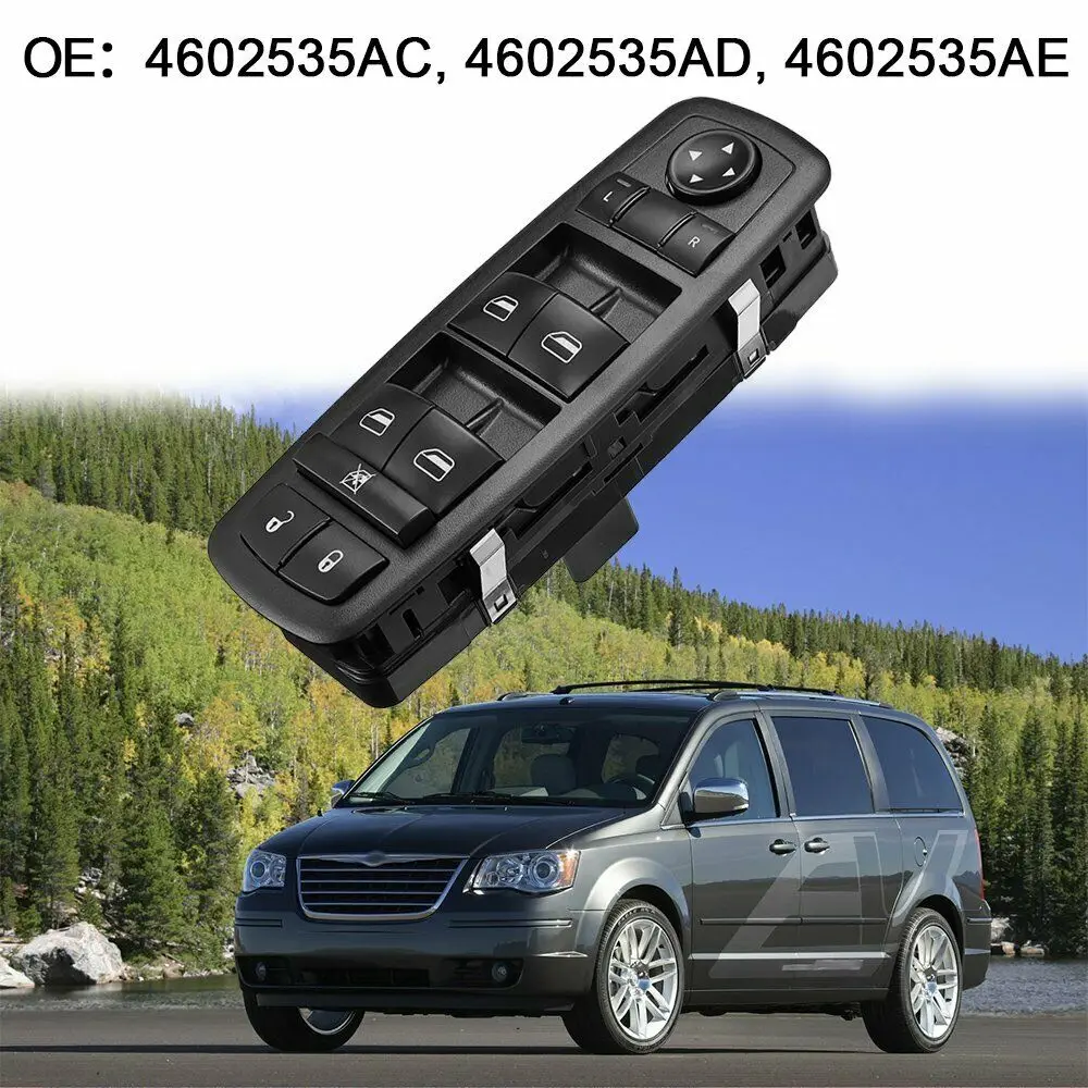

4602535AD Master Window Switch 4602535AC For 2008 2009 Chrysler Town & Country Dodge Grand Caravan