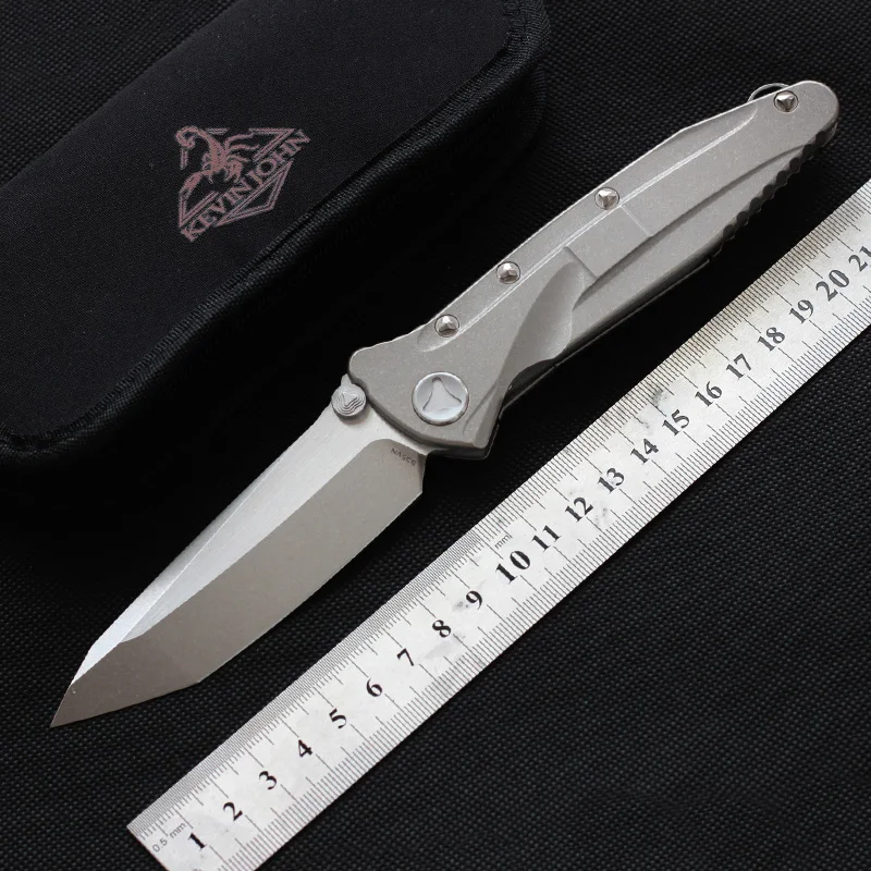 Качественный карманный складной нож Delta с лезвием S35VN титановая ручка ножи для