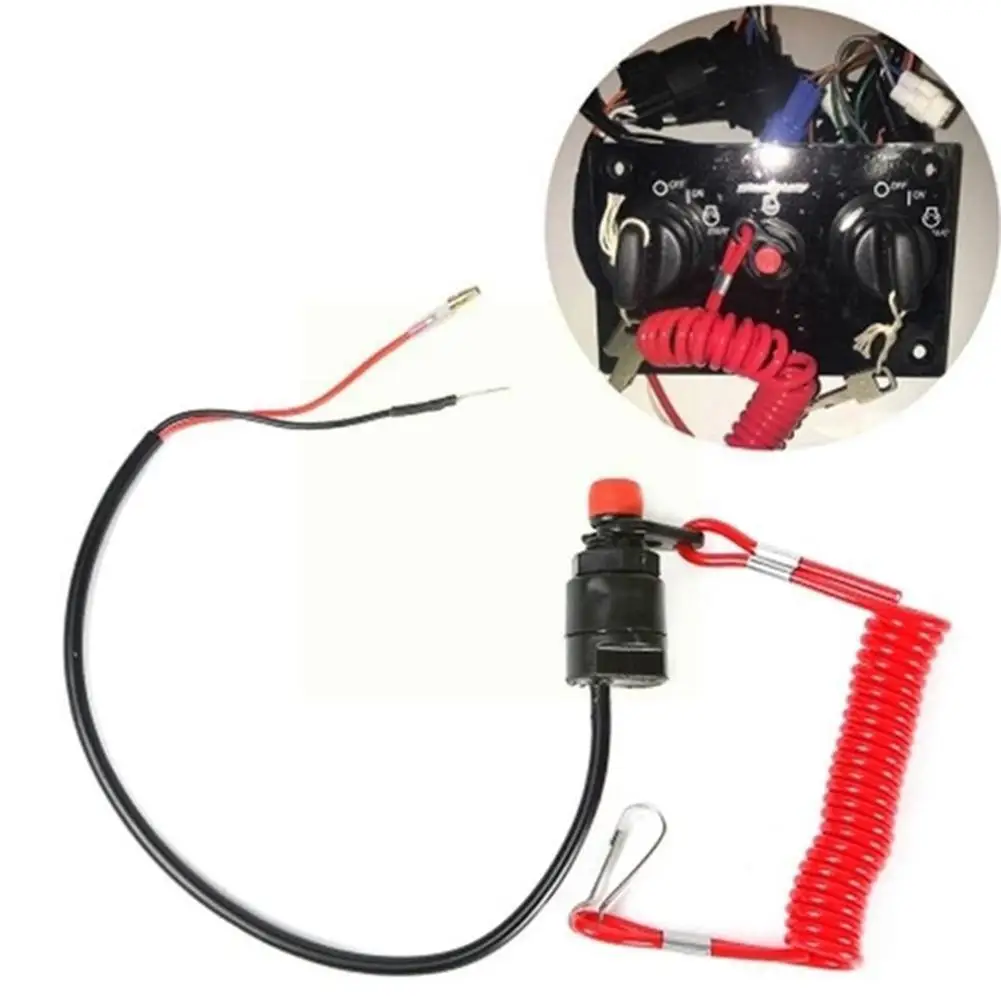 

1 Piece Of Emergency Flameout Switch For Outboard For Motor Engine Boat Suitable Switch Of Motor Outboard Accessories Motor A7b0