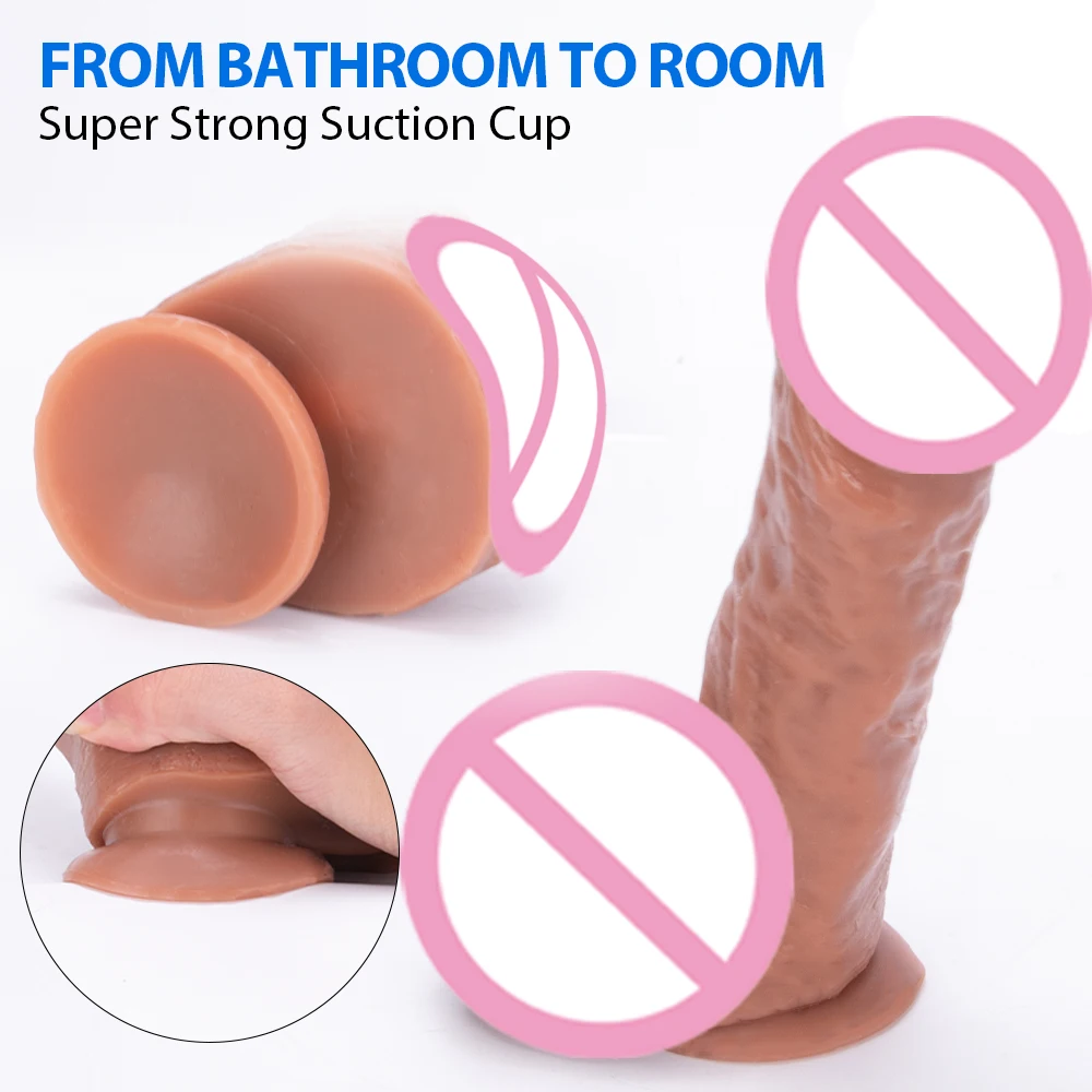 Big Strapon Ejaculating Dildo Realistic Penis Spraying Dick Suction Cup Dildos For Women Sextoy Consolador Para Mujer Adult Toy | Красота и