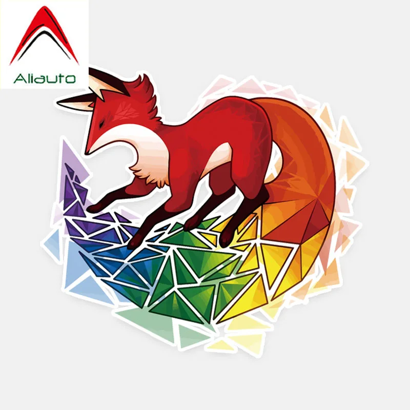 Aliauto Fashion Car Sticker Cute Fox Accessories Vinyl Decals Cover Scratches for Tiguan Jdm Mazda 6 Subaru Lexus 13cm*12cm | Автомобили и