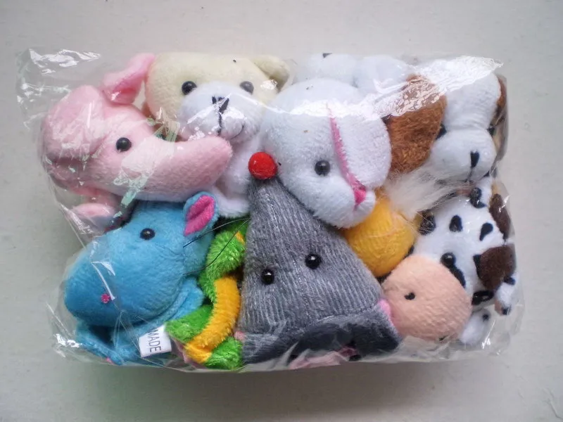 10Pcs/Lot Finger Puppet Toy Cartoon Animal Velvet Doll Baby Cloth Educational Hand Story Kids New | Игрушки и хобби