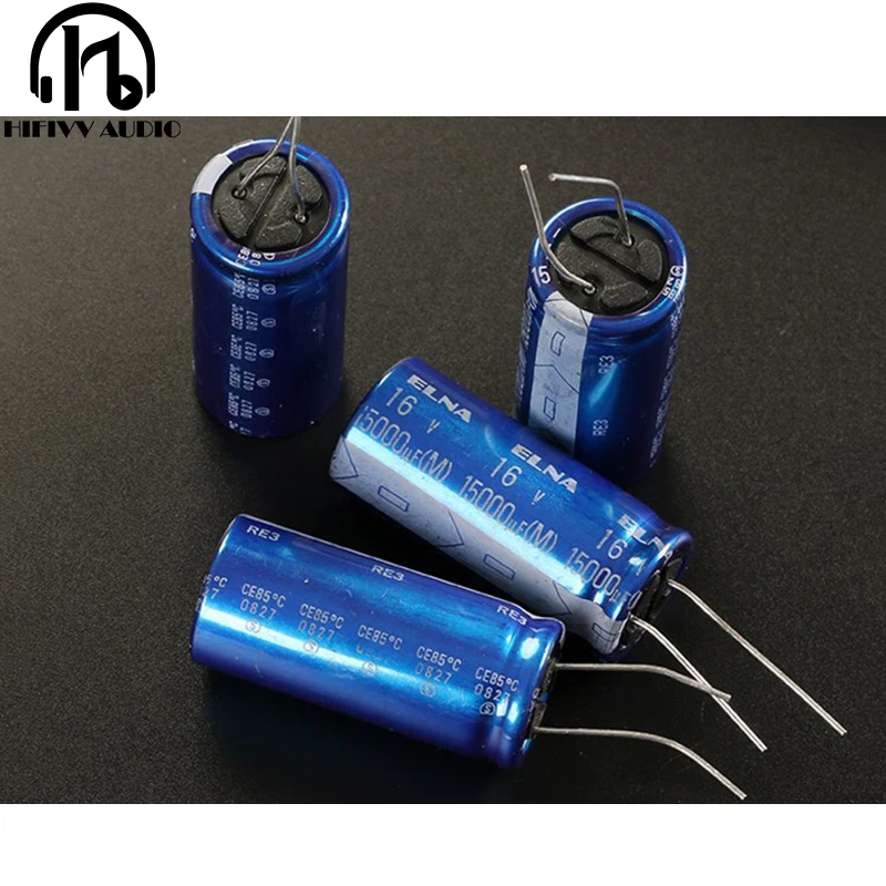 

ELNA capacitor 15000UF 16V use for Tube amplifier filament filter capacitor 18mm*40mm