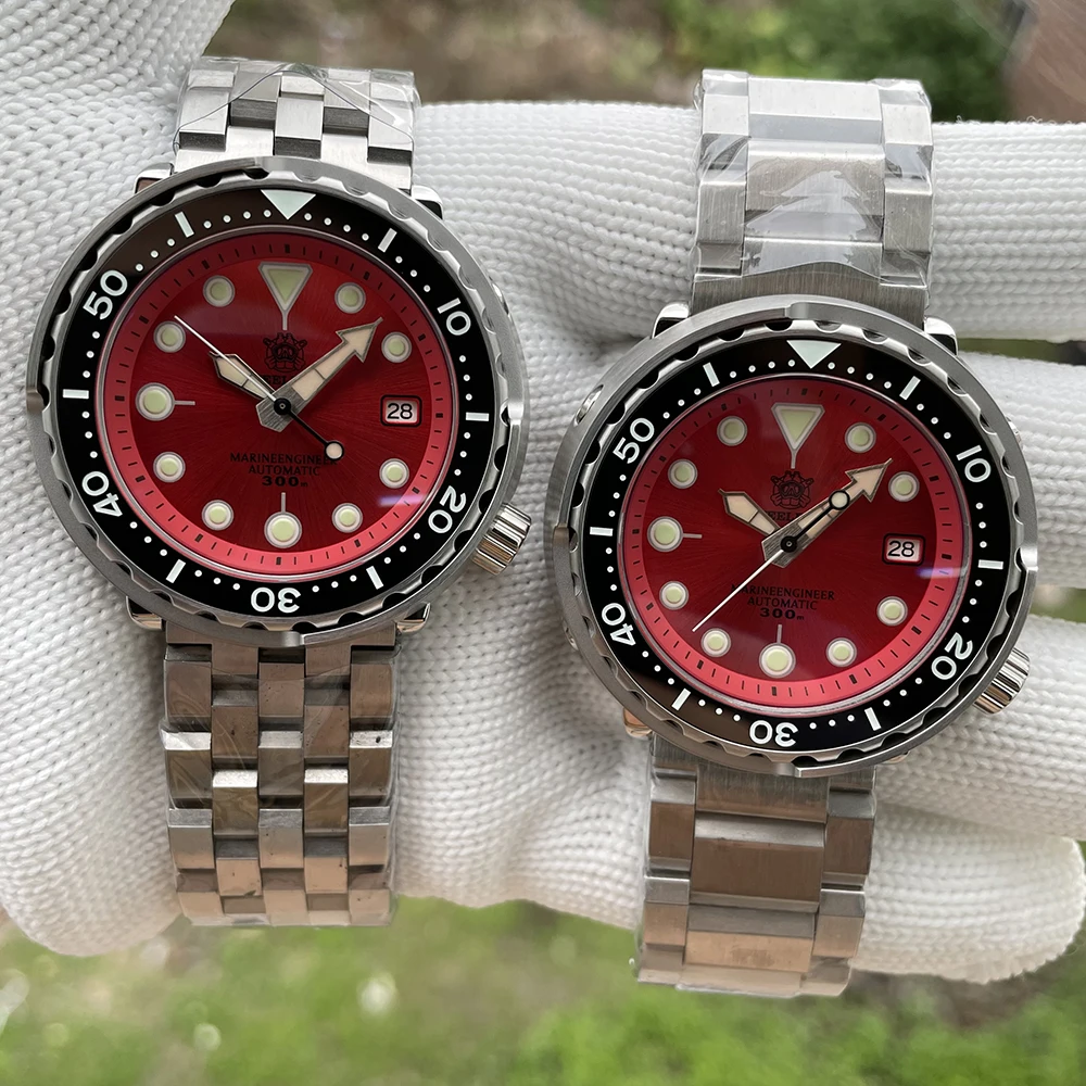 steeldive luxury brand hot selling 47 5mm stainless steel case 30atm waterproof nh35 automatic sports man dive watch gift free global shipping