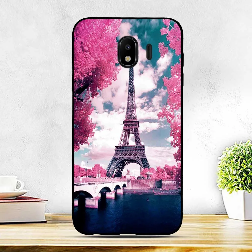 Чехол для Samsung Galaxy J4 2018 J400 5 дюймов силиконовый мягкий ТПУ задняя крышка чехлы