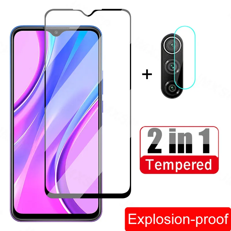 Защитное стекло для Xiaomi Redmi 9 9A 9T 9C NFC закаленное Note 9S Pro Max защита экрана пленка