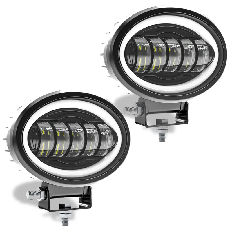 2 шт./1 шт. внедорожник 4WD овальные светодиодсветодиодный рабочие фары точечные