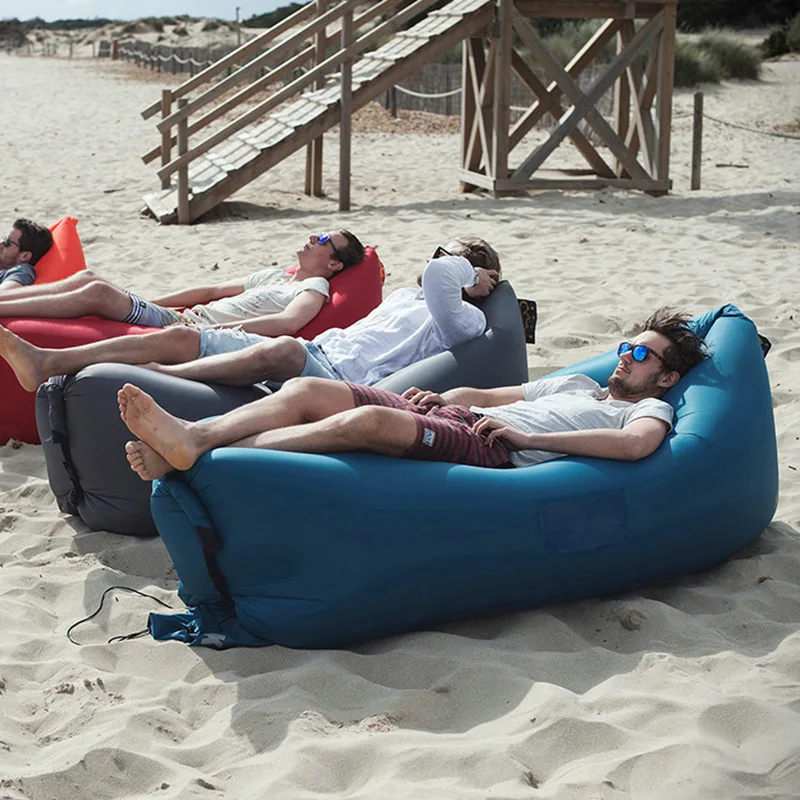 

Dropshipping outdoor inflatable air bean bag chair cushion bed for sleeping