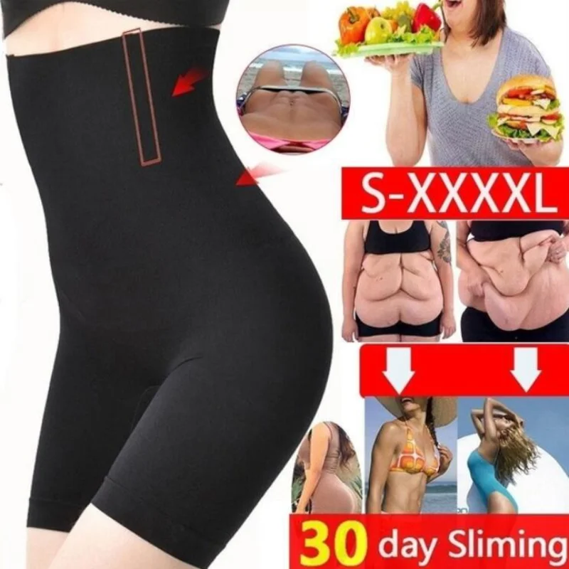 

S-4XL Women High Waist Shaper Shorts Breathable Body Shaper Slimming Tummy Underwear Panty Shapers