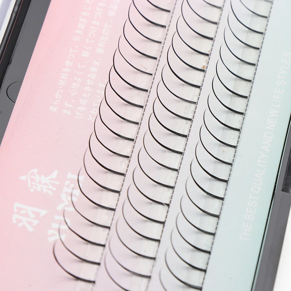

New Single Cluster Eyelashes Natural Long Premade Volume Fan Eyelashes Personal Salon Use No Technicuqe Needed Eye Makeup Tools