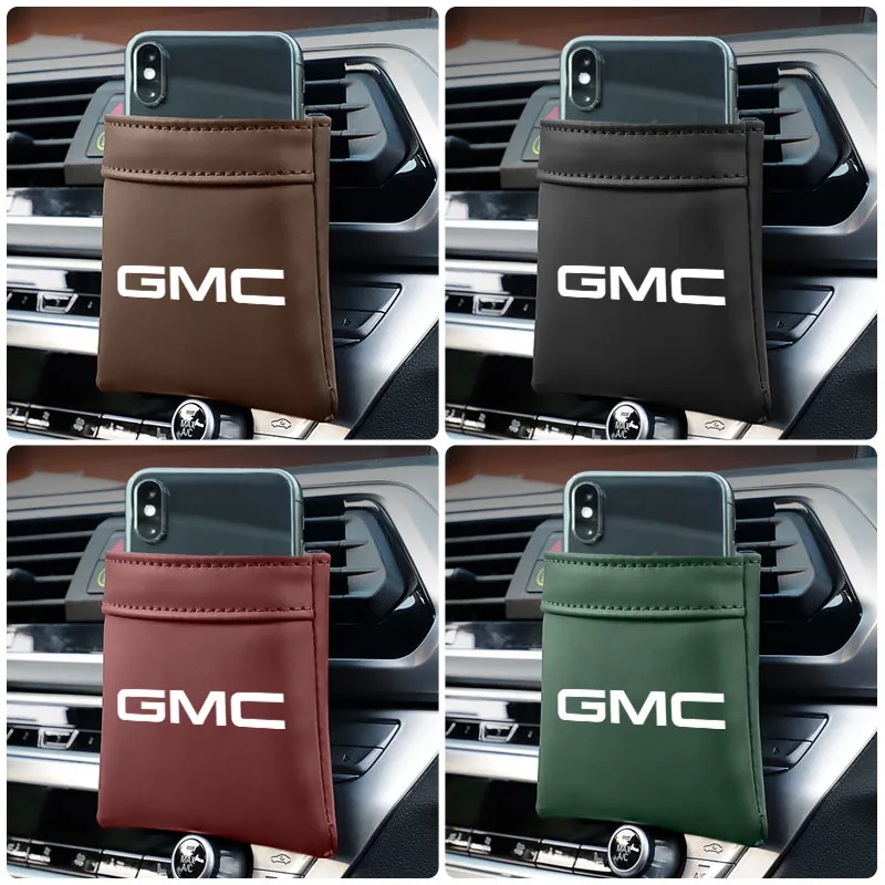 Автомобильная кожаная сумка для хранения подвесная коробка с вентиляционным