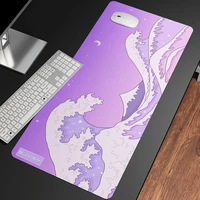 Great Wave Off Art Large Size Mouse Pad Natural Rubber Computer Gaming Mousepad Desk Mat Locking Edge for LOL