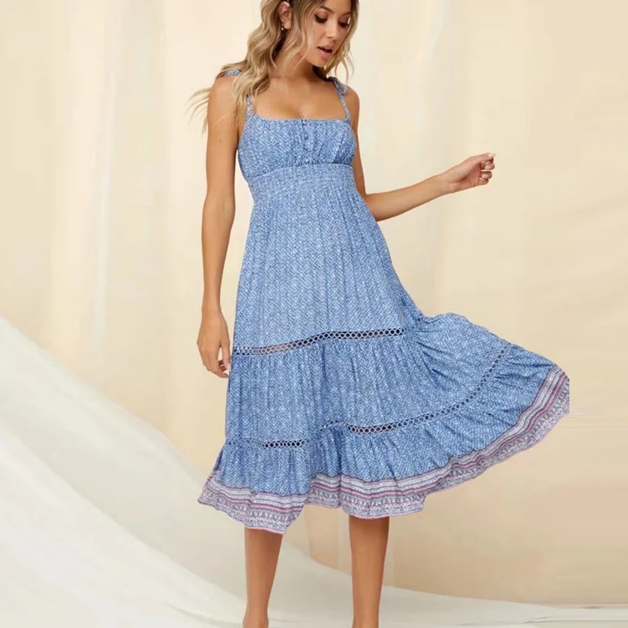 TEELYNN сексуальное платье без рукавов на бретельках с эластичной спиной винтажное