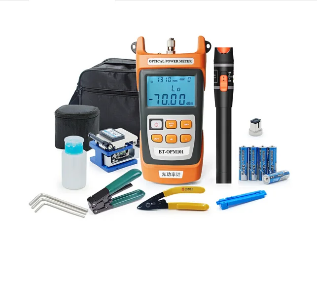 

Optic Fiber Test ToolKit 500M SM Launch Cable OTDR Box Fiber Rings Low Price