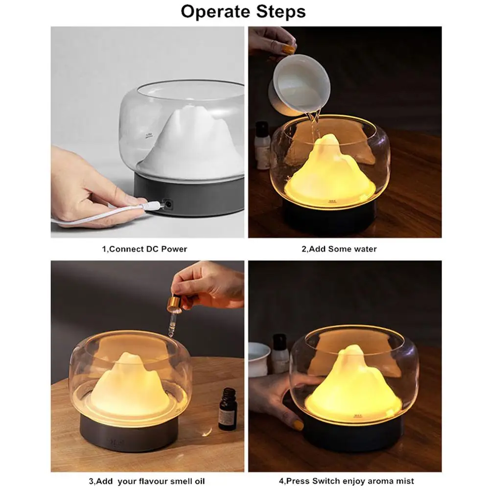 Диффузор эфирного масла аромадиффузор 400 мл эфирное масло для ароматерапии