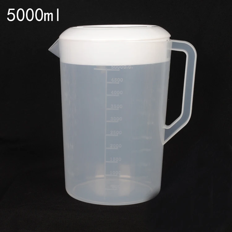 2000-5000ml food grade plastic measuring cup with lid kitchen baking tools large capacity thickened | Дом и сад