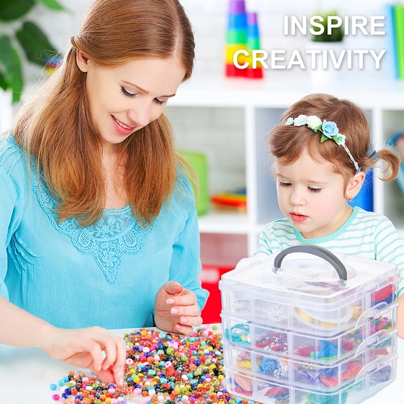 

Jewelry Making Supplies DIY Kit with Beads Charms Findings Jewellery Pliers Beading Wire for Necklace Bracelet Earrings