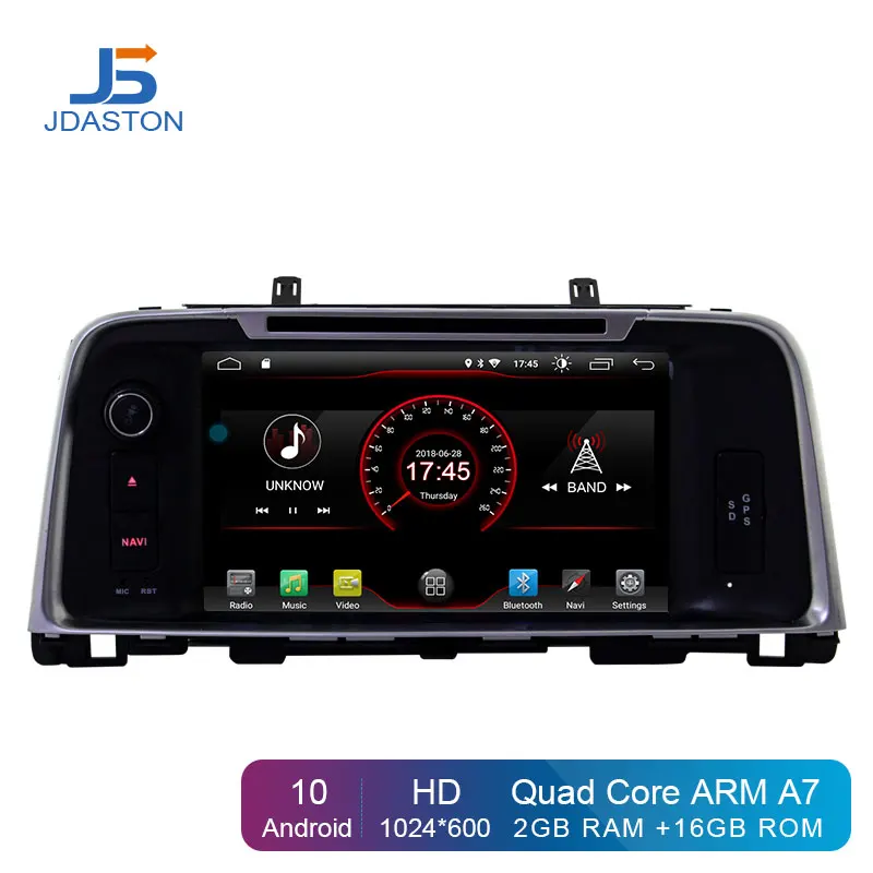 Автомобильный мультимедийный DVD плеер JDASTON Android 10 0 для KIA K5 OPTIMA 2015 2016 2017 2018 2 Din