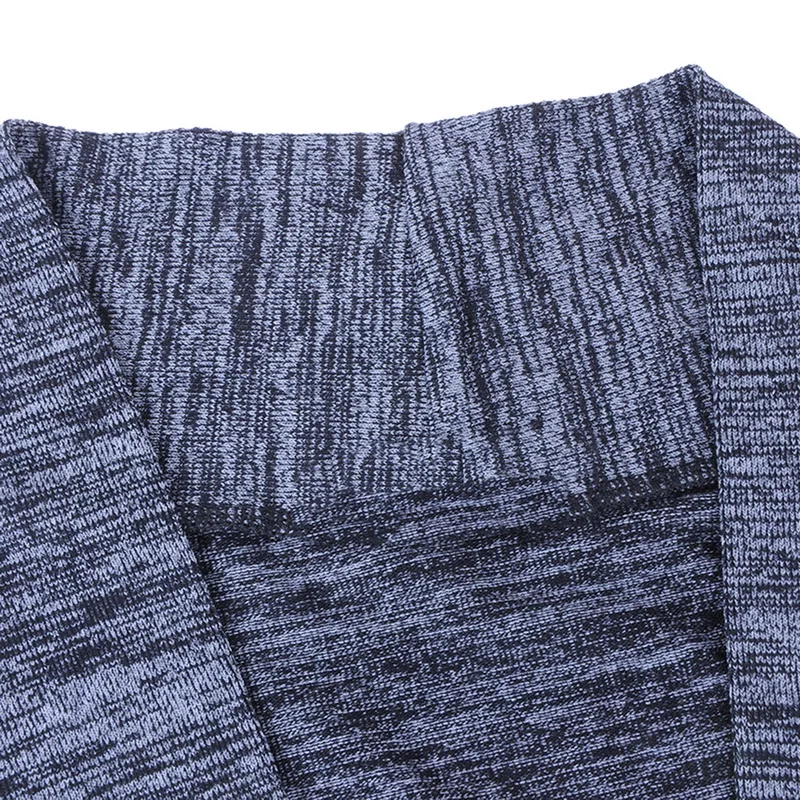 Осенние классические цветные мужские свитера с манжетами высокое качество