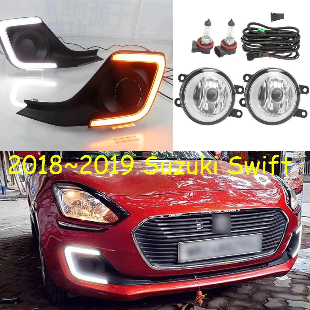 2017 ~ 2019 год для Suzuki Swift дневной свет Автомобильные аксессуары светодиодный DRL фары