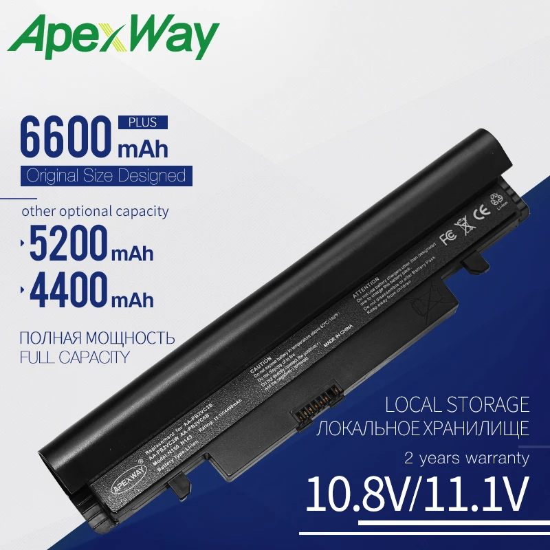 

11.1V Laptop Battery For Samsung N150 N150P N148 NP-N150 NT-N143 NT-N145 NT-N250 NT-N260 NP-N143 NP-N145 NP-N250 AA-PB2VC6B