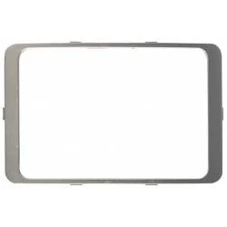 Рамка СВЕТОЗАР SV-54166-SM ''гамма'' декоративная светло-серый металлик