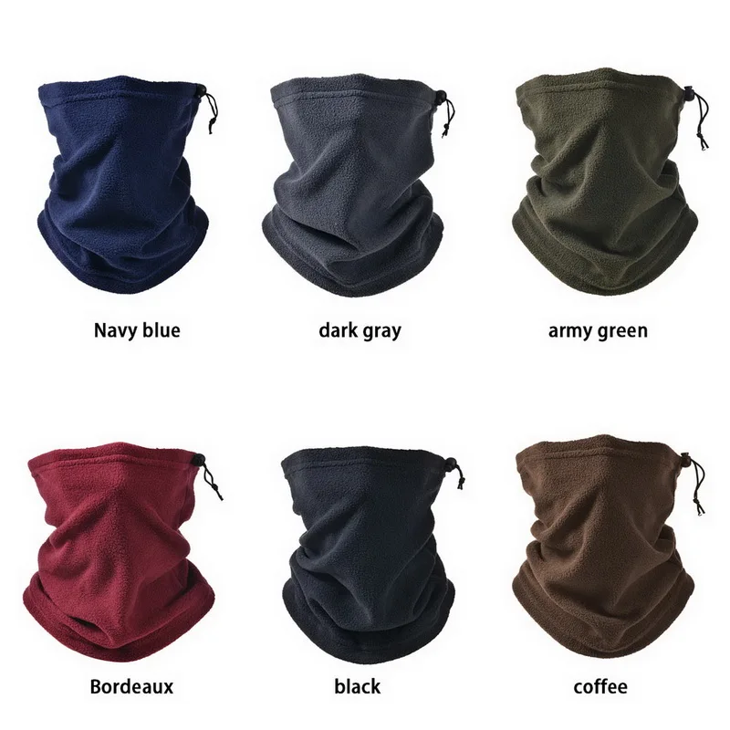 

Men Women Winter Bandana Hiking Face Cover Snowboard Ski Neck Warmer Gaiter Cycling Bicycle Tube Scarf Sports Thermal Half Mask