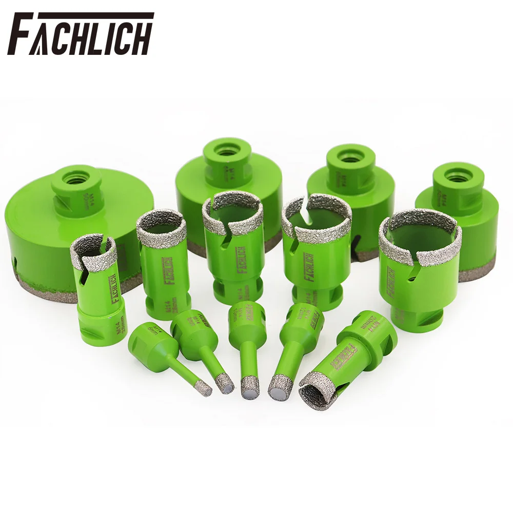 

Diamond Cutter Drilling Core Bits Ceramic Tile Dry Hole Saw Cutter Granite Marble Stone Drill Bits M14 Connection Russian Stock