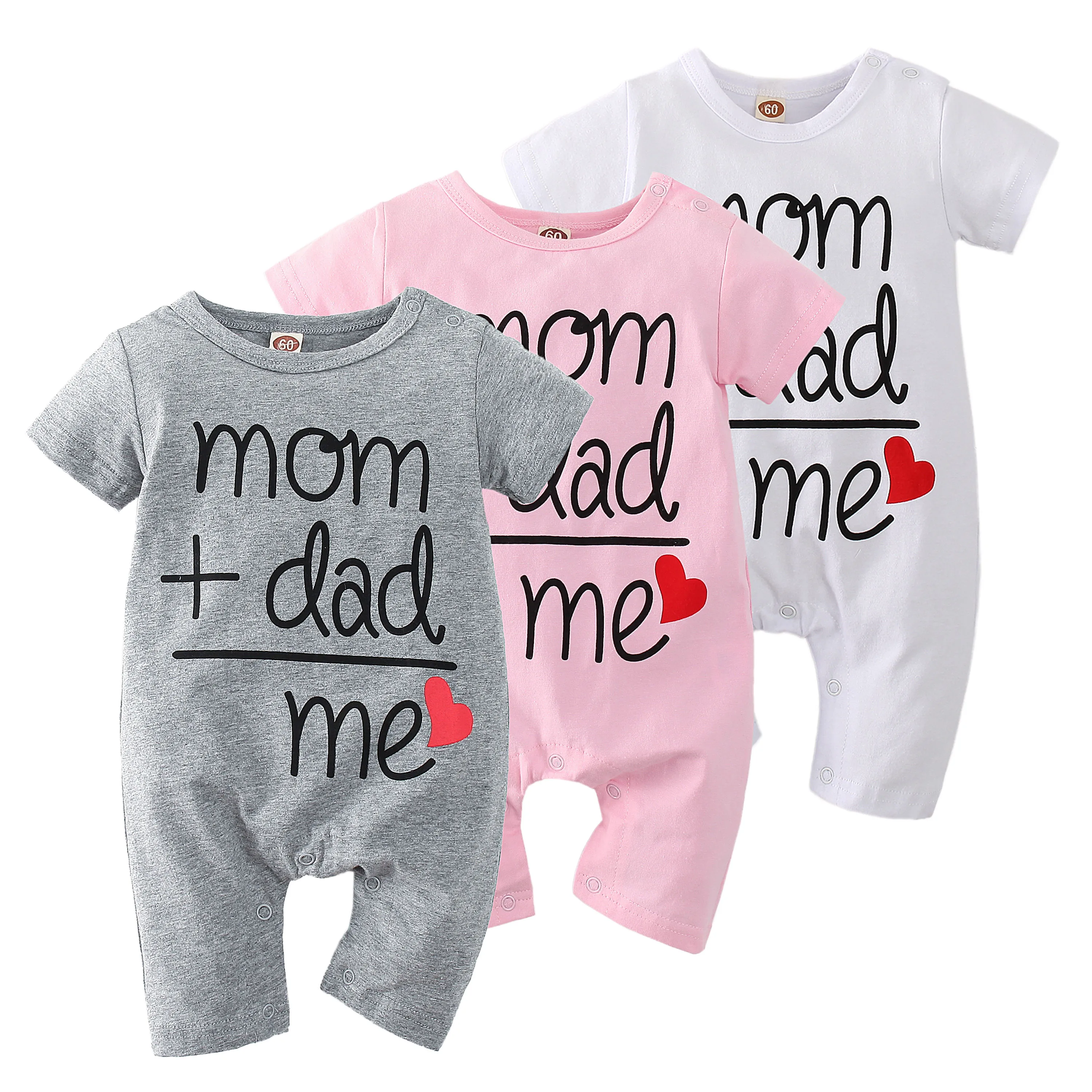 Летний комбинезон для маленьких девочек и мальчиков с коротким рукавом Одежда