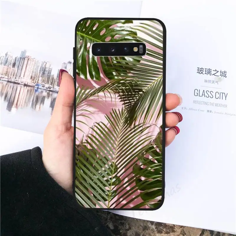 

Retro Flower Leaf Phone Case For Samsung galaxy S 8 9 10 20 21 30 A 30 50 51 70 note 10 plus Ultra 5g