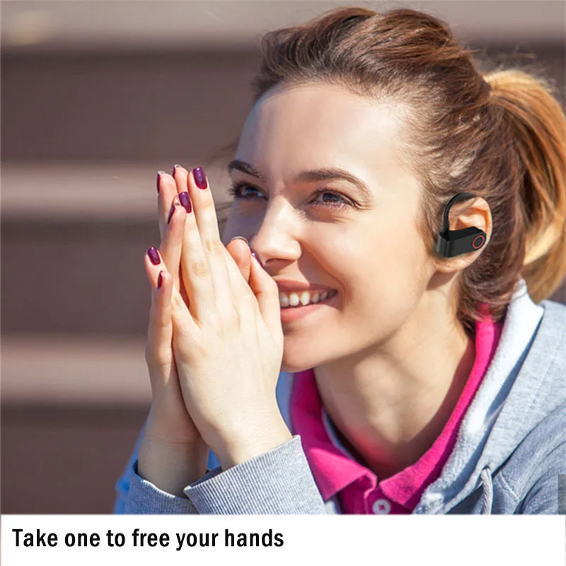 Беспроводные спортивные наушники Bluetooth V5.0 TWS гарнитура стереонаушники с