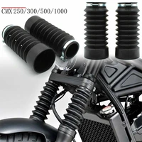 1pair motorcycle accessories rubber front fork cover shock absorber gaiters boots for honda rebel motorcycle equippments parts
