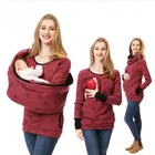 Осенняя куртка для кормящих матерей зимний свитер для беременных пальто для беременных кормящих грудью женщин топы с капюшоном футболка + шарф Одежда