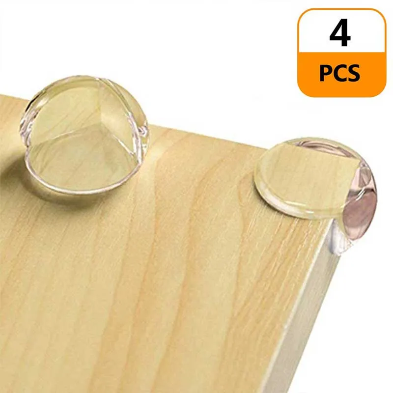 4Pcs/Set Corner Protector Baby Child Safety Table Silicone Guards Anti-Collision Angle Edge Protection Cover | Мебель
