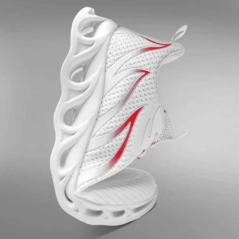 New Elegant Mens Casual Shoes Hot Sale Breathable Sports Mesh Running Men Black Flats Trend Men's Size 39-46 | Обувь