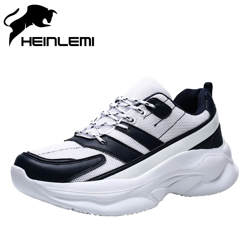 Мужские кроссовки HEINLEMI мужские больших размеров на толстой мягкой подошве Tenis