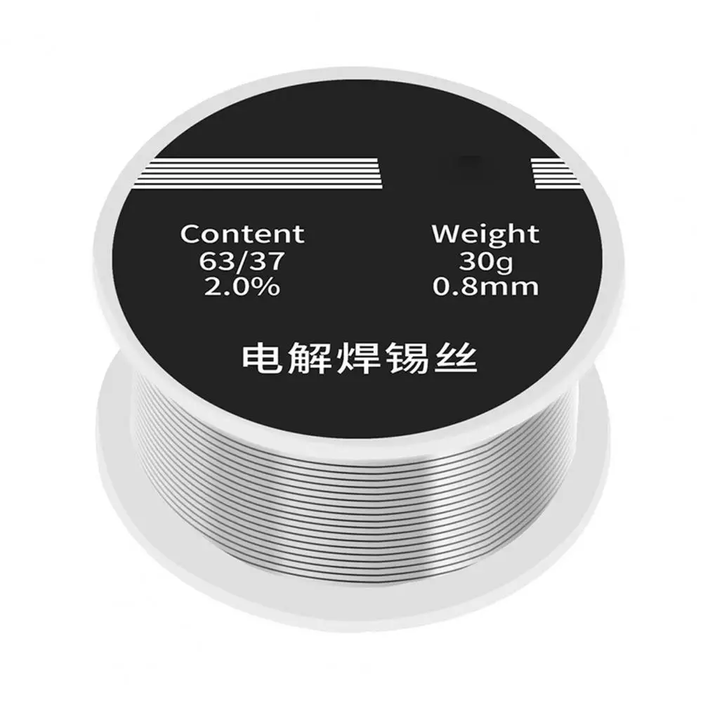 

Efficient Rosin Core Practical Anti-oxidation Soldering Wire 0.8mm Solder Wire Stable Performance for Home Appliances