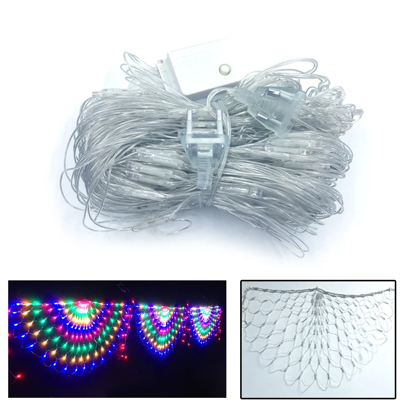 Светодиодные светильники Павлин 220 В Свадебный декор Рождественская сказочная